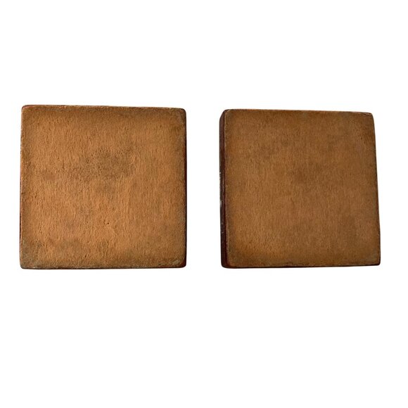 Native American Gourd Candle Candlestick Holders Deer Pueblo Inspired Design - Picture 6 of 7